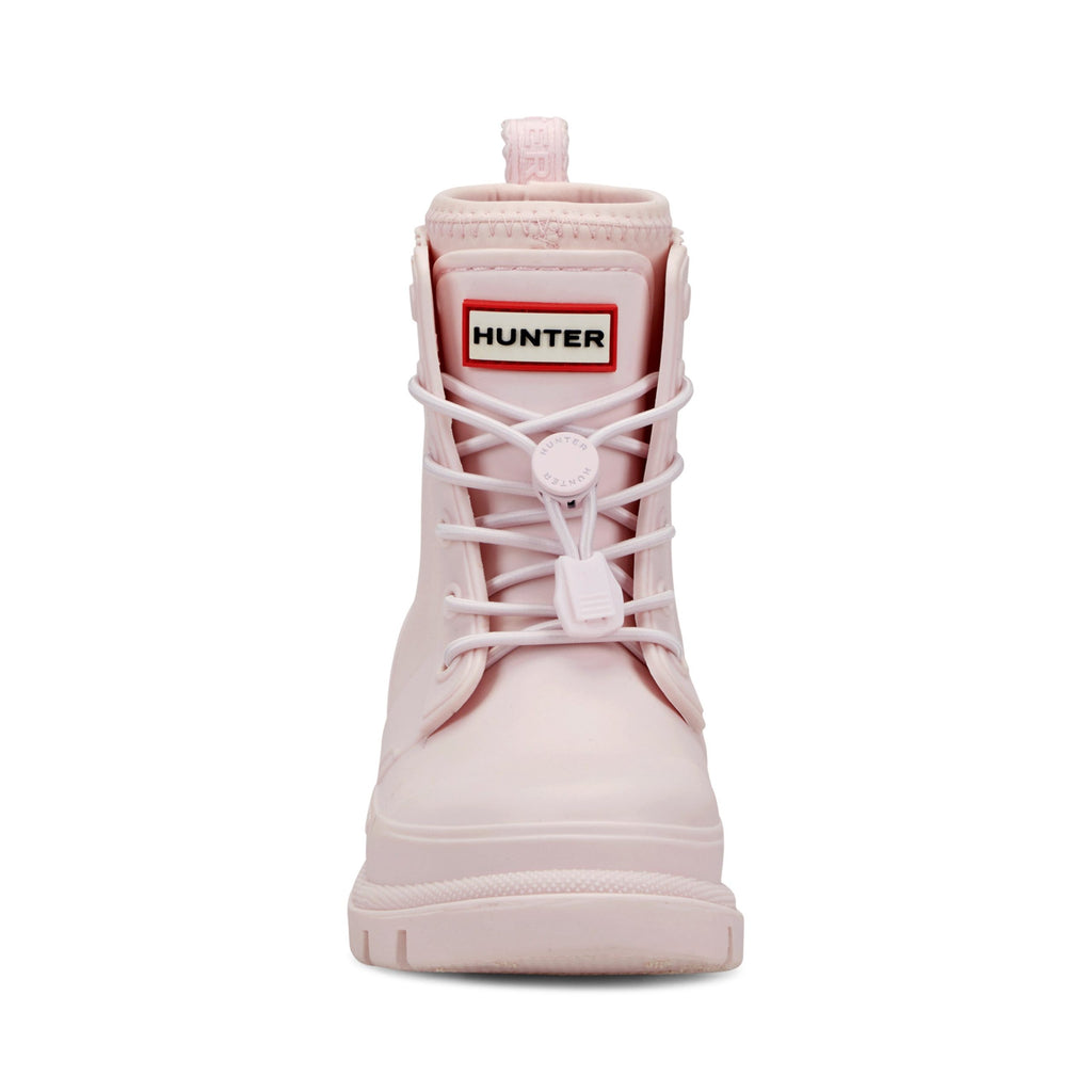 Little Kids Stamp Lace-Up Waterproof Ankle Boots